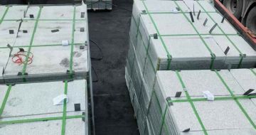 金华 芝麻白3公分火烧成品-发货