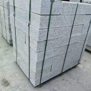 金华 芙蓉白火烧两面路沿石