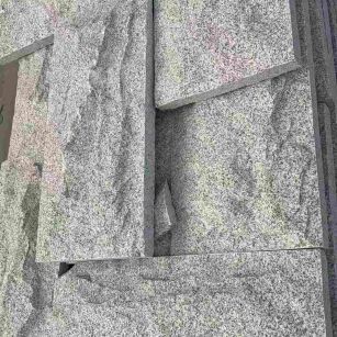金华 芝麻白自然面花岗岩成品板