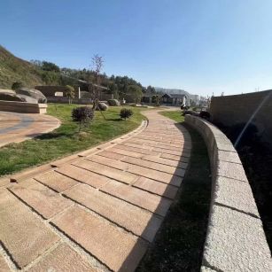 金华仿古石铺装效果