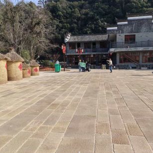 金华仿古石铺装效果
