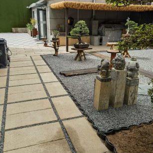 金华仿古石铺装效果