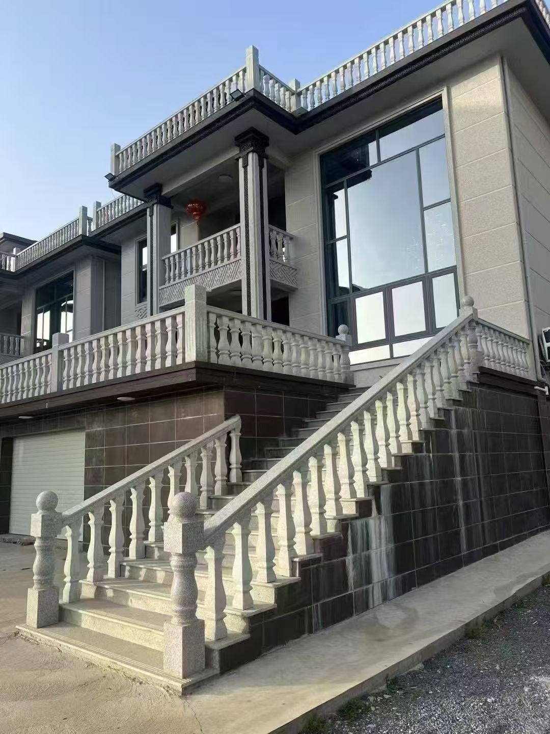 金华 芝麻白别墅阳台栏杆，楼梯栏杆