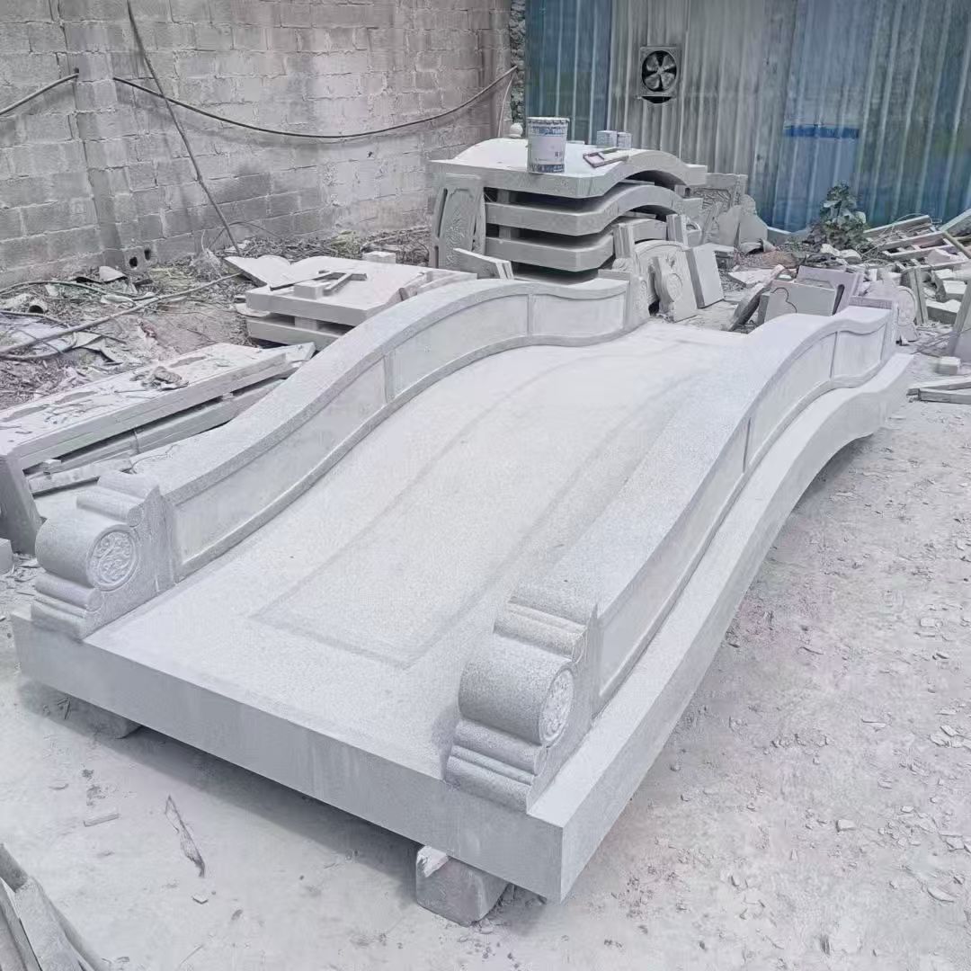 金华 芝麻灰花岗岩园林景观 小石桥