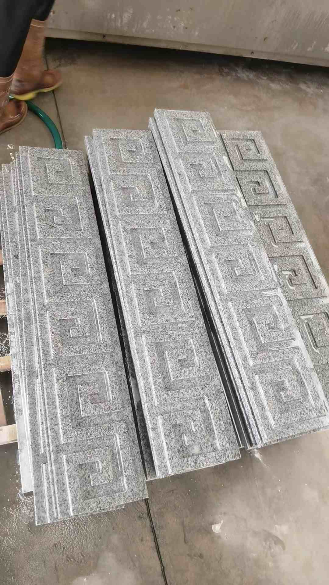 金华 别墅回纹线条，雕刻