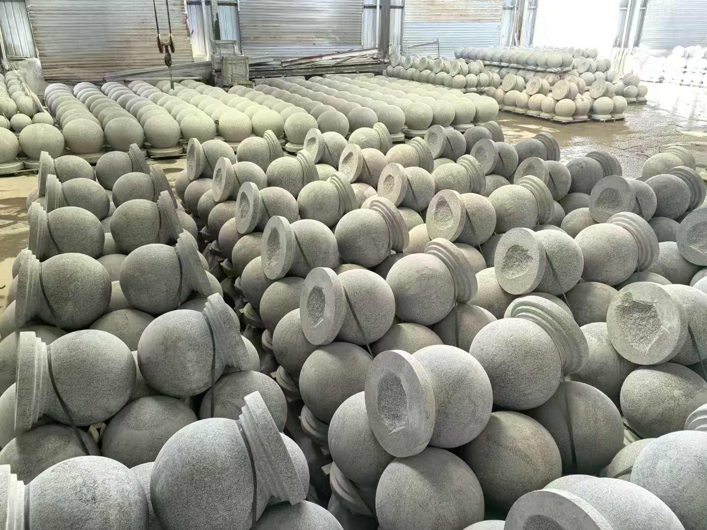 金华石材挡车球