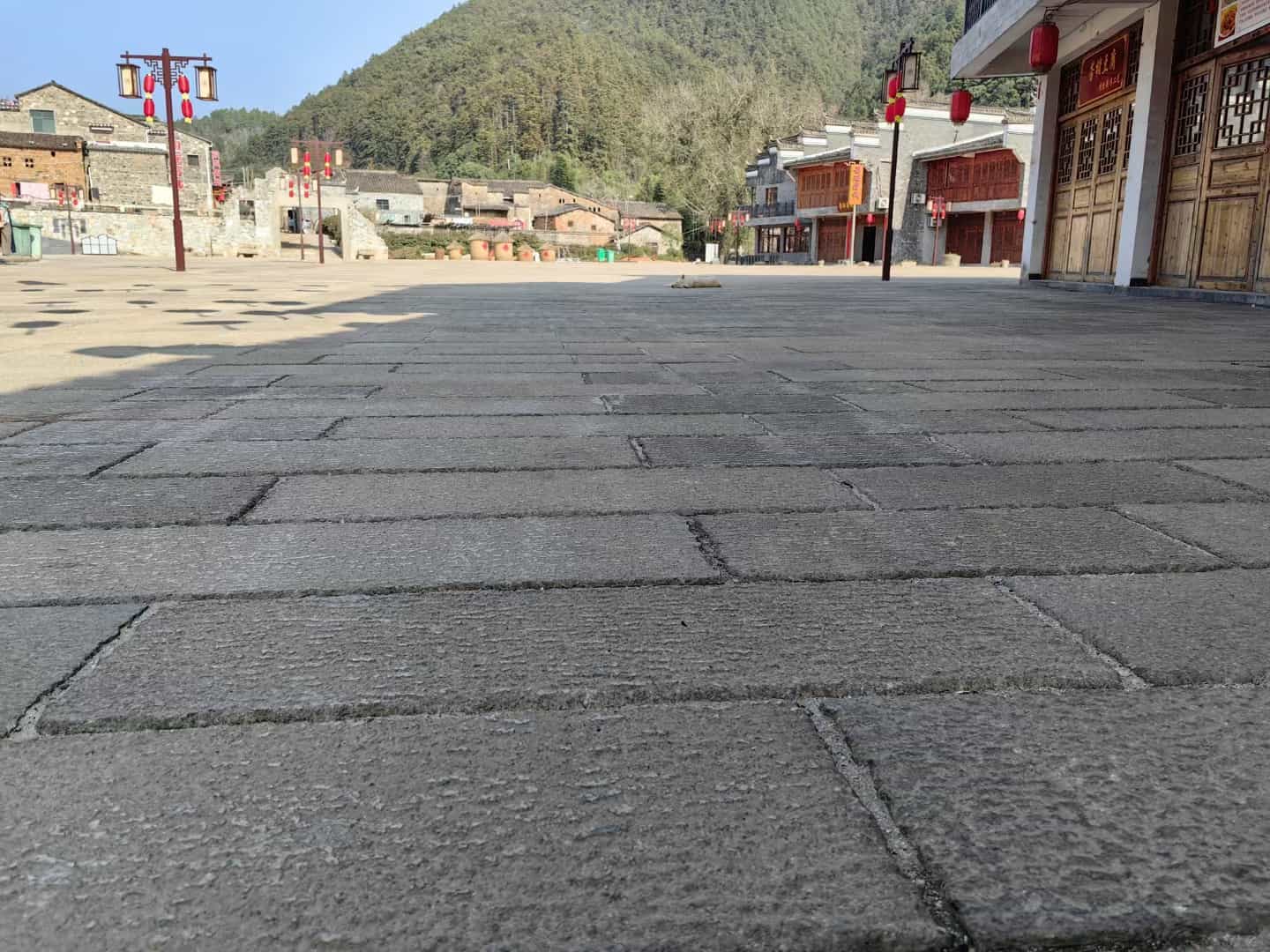 金华仿古石铺装效果