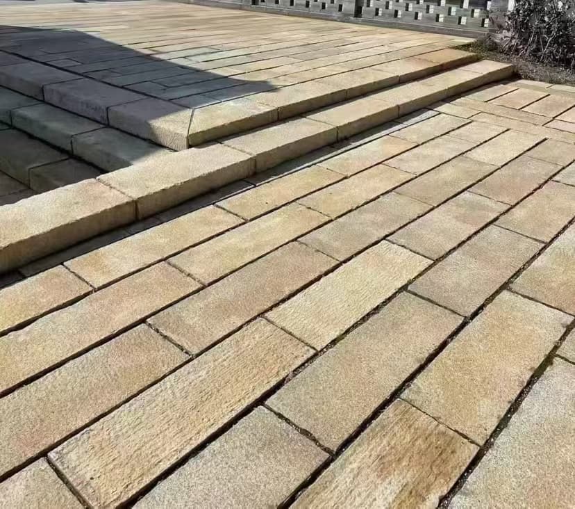 金华仿古石铺装效果