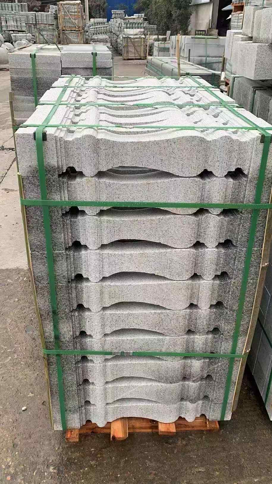 金华 芝麻白方形拉丝面，栏杆花瓶柱