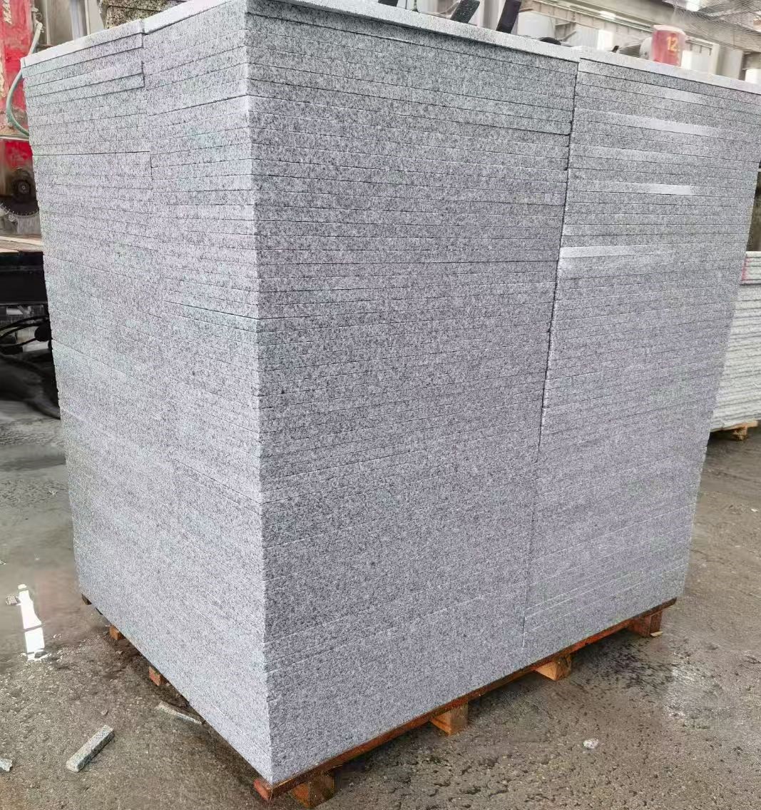 金华 火烧面地铺石，街道广场园林市政工程板，1.8~5.0厚均有现货